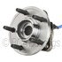 WE61554 by NTN - Wheel Bearing and Hub Assembly - Steel, Natural, with Wheel Studs