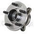 WE61565 by NTN - Wheel Bearing and Hub Assembly - Steel, Natural, with Wheel Studs