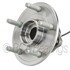 WE61567 by NTN - Wheel Bearing and Hub Assembly - Steel, Natural, with Wheel Studs