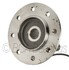 WE61591 by NTN - Wheel Bearing and Hub Assembly - Steel, Natural, with Wheel Studs