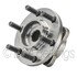 WE61614 by NTN - Wheel Bearing and Hub Assembly - Steel, Natural, with Wheel Studs