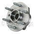 WE61626 by NTN - Wheel Bearing and Hub Assembly - Steel, Natural, with Wheel Studs