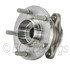 WE61649 by NTN - Wheel Bearing and Hub Assembly - Steel, Natural, with Wheel Studs