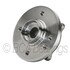 WE61653 by NTN - Wheel Bearing and Hub Assembly - Steel, Natural, without Wheel Studs