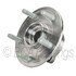 WE61654 by NTN - Wheel Bearing and Hub Assembly - Steel, Natural, with Wheel Studs