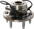 WE60747 by NTN - Wheel Bearing and Hub Assembly - Steel, Natural, with Wheel Studs