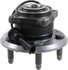 WE60837 by NTN - Wheel Bearing and Hub Assembly - Steel, Natural, with Wheel Studs