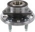 WE60838 by NTN - Wheel Bearing and Hub Assembly - Steel, Natural, with Wheel Studs