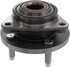 WE60796 by NTN - Wheel Bearing and Hub Assembly - Steel, Natural, with Wheel Studs