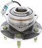 WE60801 by NTN - Wheel Bearing and Hub Assembly - Steel, Natural, with Wheel Studs