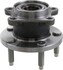 WE60985 by NTN - Wheel Bearing and Hub Assembly - Steel, Natural, with Wheel Studs