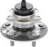 WE61043 by NTN - Wheel Bearing and Hub Assembly - Steel, Natural, with Wheel Studs