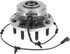 WE61049 by NTN - Wheel Bearing and Hub Assembly - Steel, Natural, with Wheel Studs