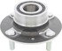 WE61041 by NTN - Wheel Bearing and Hub Assembly - Steel, Natural, with Wheel Studs