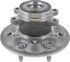 WE61272 by NTN - Wheel Bearing and Hub Assembly - Steel, Natural, with Wheel Studs