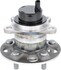 WE61057 by NTN - Wheel Bearing and Hub Assembly - Steel, Natural, with Wheel Studs