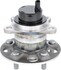 WE61057 by NTN - Wheel Bearing and Hub Assembly - Steel, Natural, with Wheel Studs
