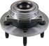 WE61534 by NTN - Wheel Bearing and Hub Assembly - Steel, Natural, with Wheel Studs