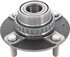 WE61318 by NTN - Wheel Bearing and Hub Assembly - Steel, Natural, with Wheel Studs