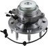 WE61343 by NTN - Wheel Bearing and Hub Assembly - Steel, Natural, with Wheel Studs