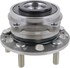 WE61787 by NTN - Wheel Bearing and Hub Assembly - Steel, Natural, with Wheel Studs