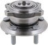 WE61790 by NTN - Wheel Bearing and Hub Assembly - Steel, Natural, with Wheel Studs