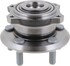 WE61791 by NTN - Wheel Bearing and Hub Assembly - Steel, Natural, with Wheel Studs