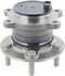 WE61770 by NTN - Wheel Bearing and Hub Assembly - Steel, Natural, with Wheel Studs