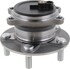 WE61801 by NTN - Wheel Bearing and Hub Assembly - Steel, Natural, with Wheel Studs