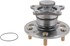 WE61811 by NTN - Wheel Bearing and Hub Assembly - Steel, Natural, with Wheel Studs