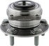 WE61821 by NTN - Wheel Bearing and Hub Assembly - Steel, Natural, with Wheel Studs