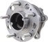 WE61825 by NTN - Wheel Bearing and Hub Assembly - Steel, Natural, with Wheel Studs