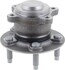 WE61835 by NTN - Wheel Bearing and Hub Assembly - Steel, Natural, with Wheel Studs