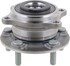 WE61829 by NTN - Wheel Bearing and Hub Assembly - Steel, Natural, without Wheel Studs