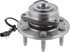 WE61845 by NTN - Wheel Bearing and Hub Assembly - Steel, Natural, with Wheel Studs