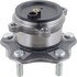 WE61838 by NTN - Wheel Bearing and Hub Assembly - Steel, Natural, with Wheel Studs