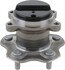 WE61858 by NTN - Wheel Bearing and Hub Assembly - Steel, Natural, with Wheel Studs