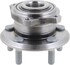 WE61851 by NTN - Wheel Bearing and Hub Assembly - Steel, Natural, with Wheel Studs