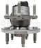 WE60460 by NTN - Wheel Bearing and Hub Assembly - Steel, Natural, with Wheel Studs