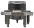 WE60586 by NTN - Wheel Bearing and Hub Assembly - Steel, Natural, with Wheel Studs