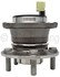 WE60593 by NTN - Wheel Bearing and Hub Assembly - Steel, Natural, with Wheel Studs