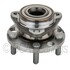 WE60701 by NTN - Wheel Bearing and Hub Assembly - Steel, Natural, with Wheel Studs