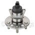 WE60707 by NTN - Wheel Bearing and Hub Assembly - Steel, Natural, with Wheel Studs