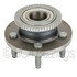 WE60743 by NTN - Wheel Bearing and Hub Assembly - Steel, Natural, with Wheel Studs