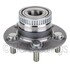 WE60745 by NTN - Wheel Bearing and Hub Assembly - Steel, Natural, with Wheel Studs