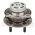 WE60753 by NTN - Wheel Bearing and Hub Assembly - Steel, Natural, with Wheel Studs