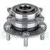 WE60764 by NTN - Wheel Bearing and Hub Assembly - Steel, Natural, with Wheel Studs