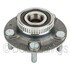 WE60765 by NTN - Wheel Bearing and Hub Assembly - Steel, Natural, with Wheel Studs