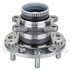 WE60771 by NTN - Wheel Bearing and Hub Assembly - Steel, Natural, with Wheel Studs