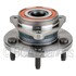 WE60783 by NTN - Wheel Bearing and Hub Assembly - Steel, Natural, with Wheel Studs